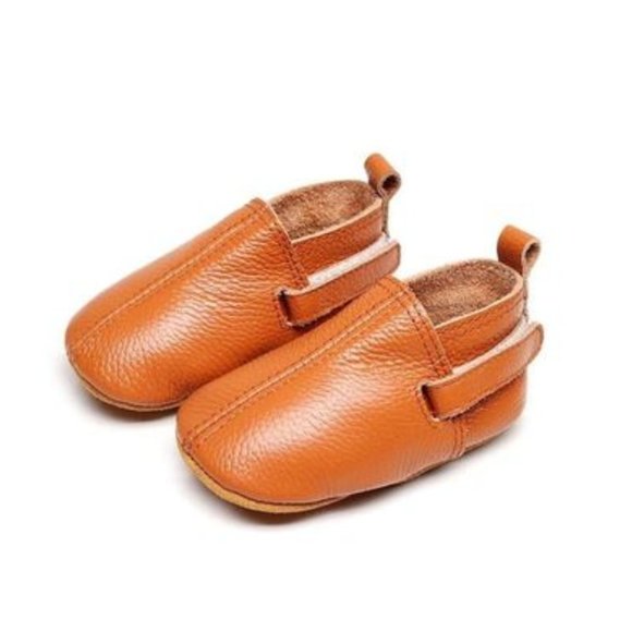 CANASH & CO.: BROWN BABY/TODDLER GENUINE LEATHER SHOES - Picture 5 of 6